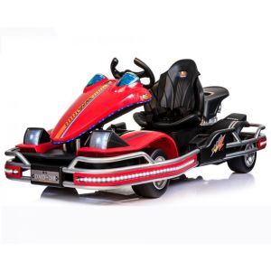 Детский спортивный 3-местный электрокарт Dongma Go Kart Red 12V - DMD-288