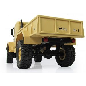 Радиоуправляемый грузовик внедорожник Aosenma Military Truck 4WD 1:16 Yellow WPLB-14