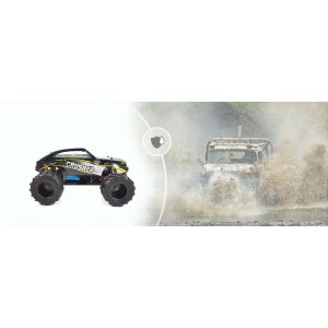 Радиоуправляемый монстр Himoto Crasher 4WD RTR масштаб 1/18 2.4G - E18MC